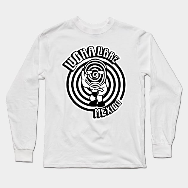 LUCHA LIBRE#53mono Long Sleeve T-Shirt by RK58